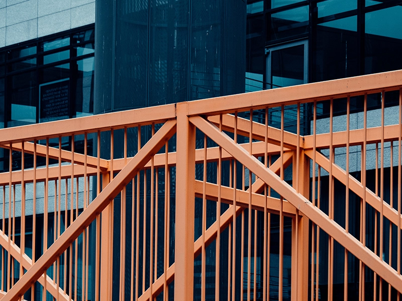 Railings and gates powder coating